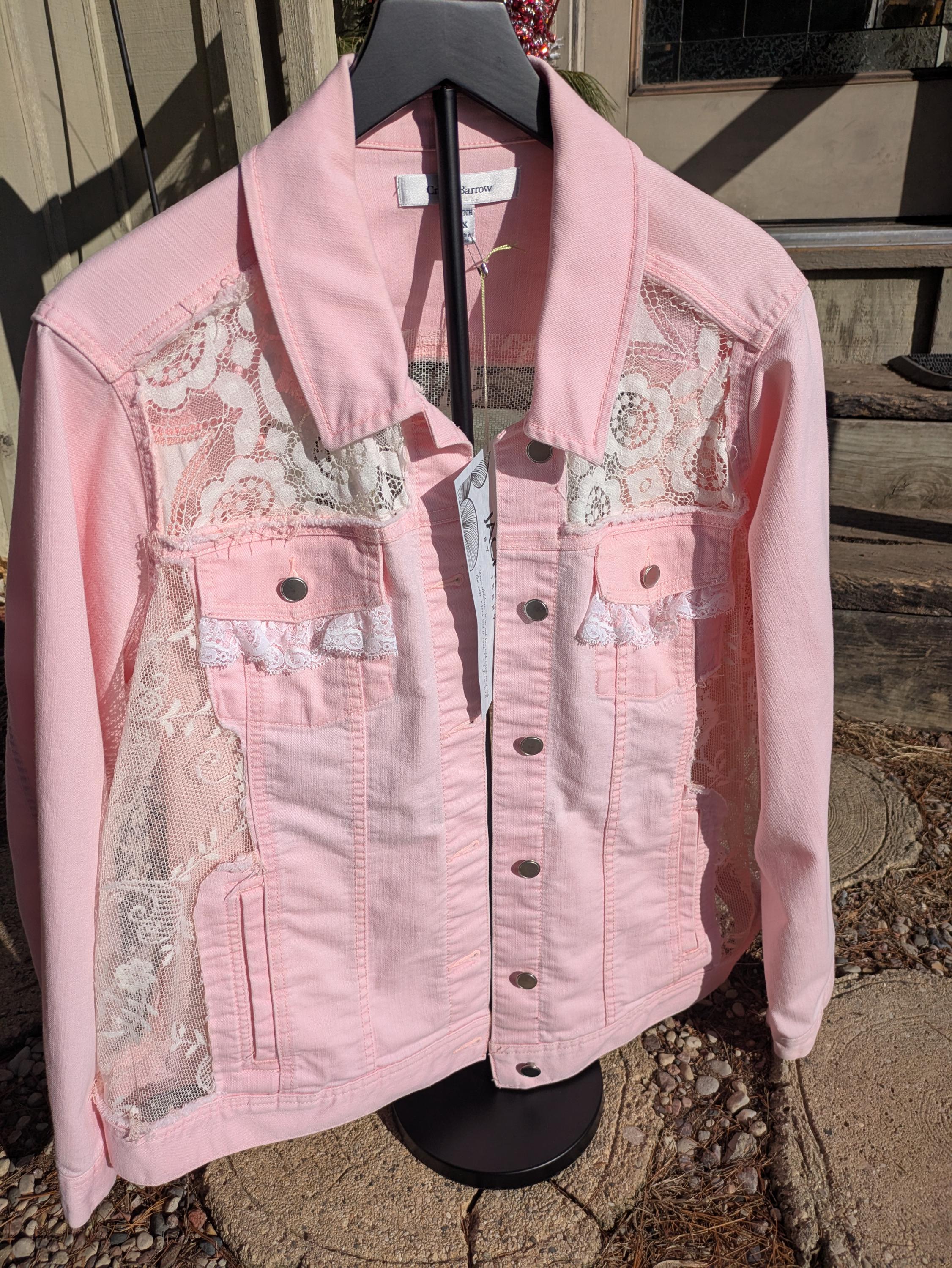 Pink Lace Jacket - Etsy