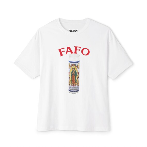 Retro FAFO Graphic Unisex Oversized Tee, Casual Streetwear Shirt, Festival Outfit, Gift for Friends, Everyday Essential