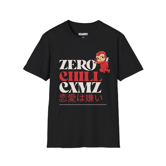 Zero Chill Unisex Softstyle T-Shirt, Casual Graphic Tee, Fun Streetwear, Gift for Friends, Everyday Wear, Humorous Shirt