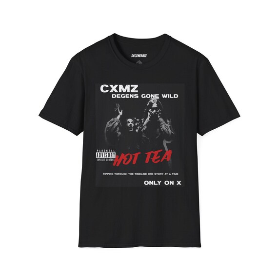 CXMZ Hot Tea Unisex Softstyle T-Shirt, Funny Graphic Tee, Casual Wear, Gift for Friends, Music Festival Outfit, Streetwear