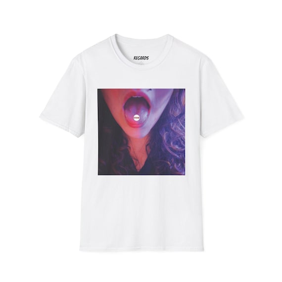 Open Mouth Photo T-Shirt | CXMZ Back Print