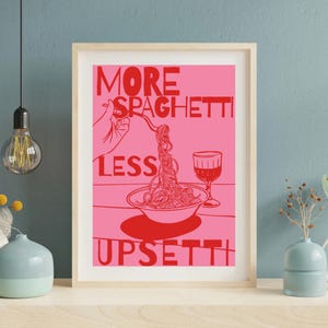 Plus de spaghettis, moins de bouleversements : décoration murale amusante pour la cuisine