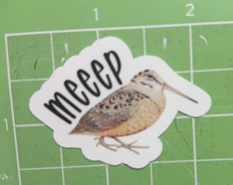 Meep Woodcock Sticker