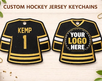 Benutzerdefinierte Hockey Jersey Schlüssel | Personalisiertes Hockey Geschenk