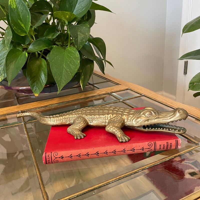 Gold Alligators Figurines - Etsy
