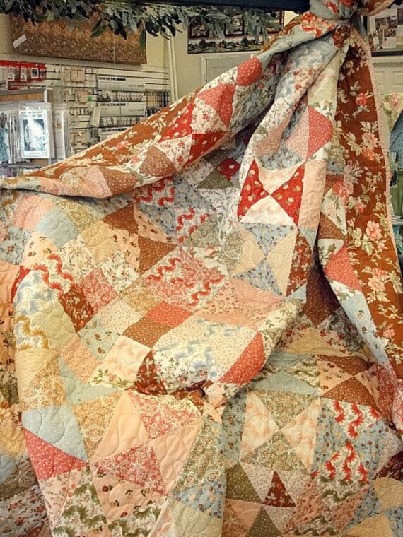 Items similar to Gathering Leaves Quilt Kit on Etsy