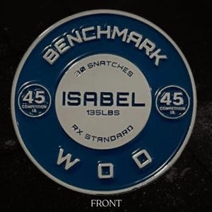 Isabel Benchmark Workout - Male Standards - Challenge Coin
