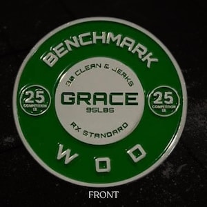 Grace Benchmark Workout - Female Standards - Challenge Coin