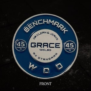 Grace Benchmark Workout - Male Standards - Challenge Coin