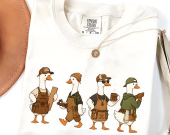 Woodworker Goose Comfort Colors® Shirt, Silly Goose Tee, Funny Woodworking Gift