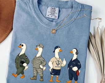 Silly Goose Air Force Shirt Comfort Colors® Funny Airman Tee, Military Family Gift, Air Force Dad Mom Gift
