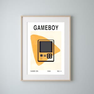 Retro Gameboy Video Game Art Print