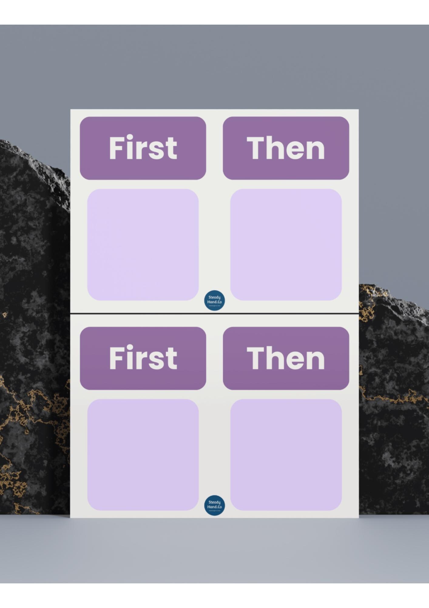 Printable First Then Printable First Then Board | Autism Visual Support | Behaviour ...
