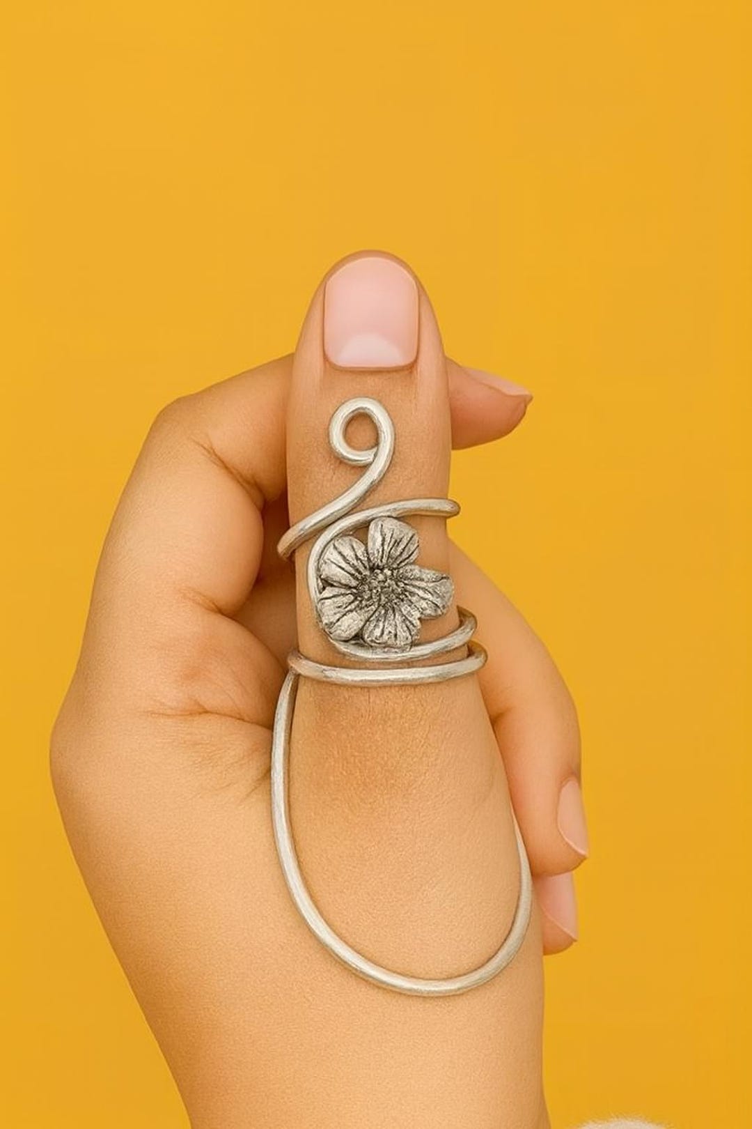 925 Sterling Silver Splint, Thumb Splint, Ring for Rheumatoid Arthritis ...