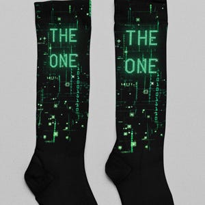 Matrix Socks, Matches Pro Pine Green Foamposite Sneakers