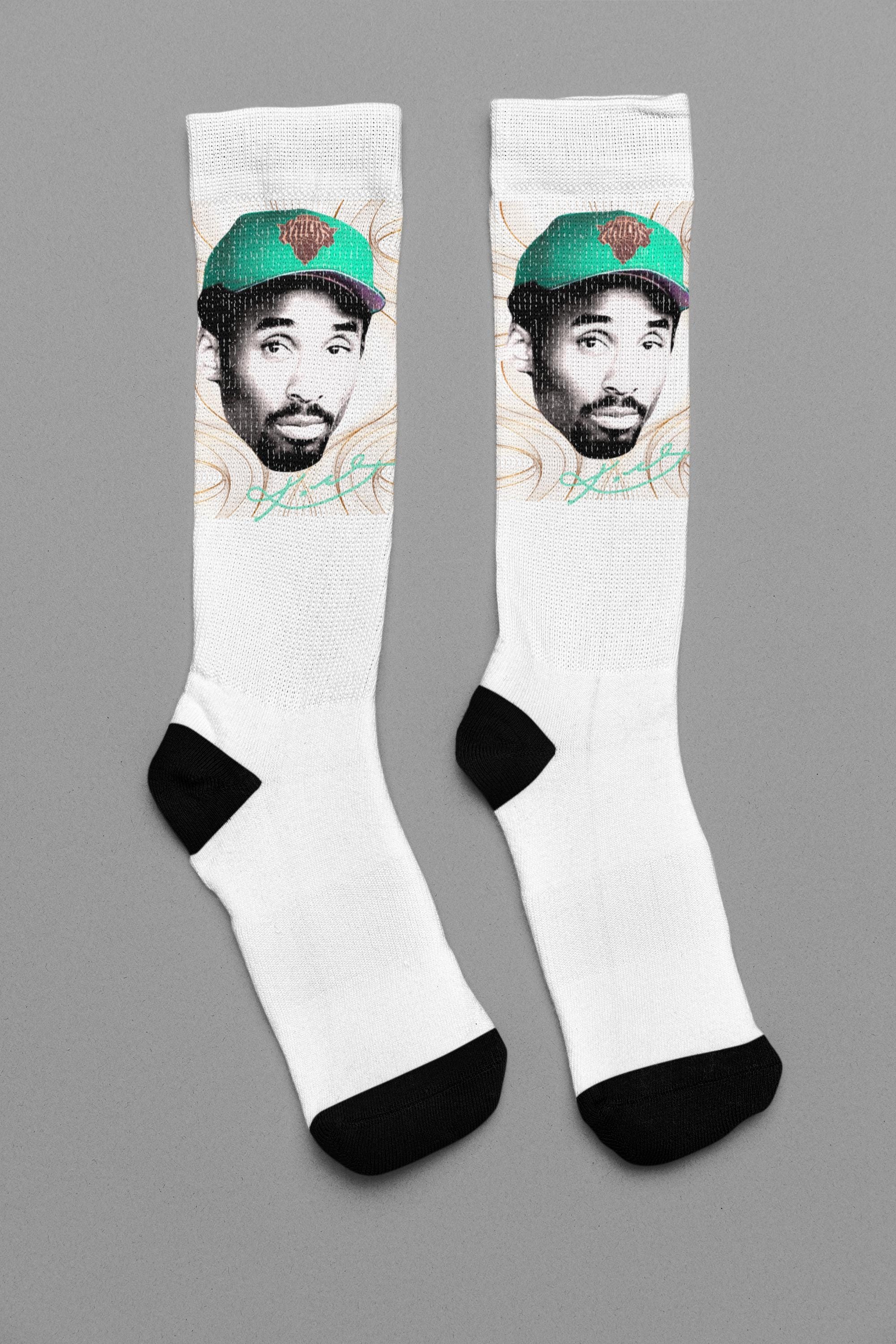 Chaussettes Kobe Bryant Impression 3D Sublimation - Taille 6-13 - Neuf Avec étiquettes