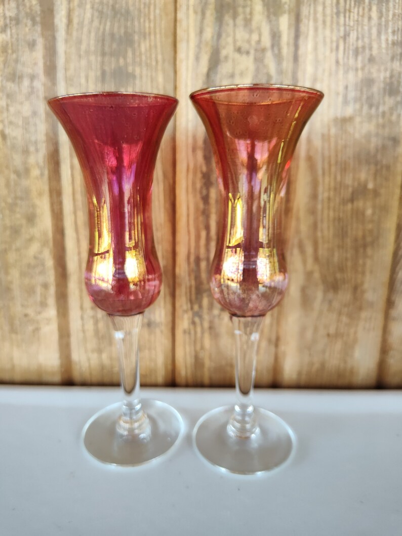 Vintage Cordial Glasses, Aperitif Glasses, Set of 5 Stemmed Cordial Glasses Etsy