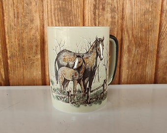 Vintage Otagiri Horse Mug,