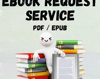 Ebook Request Service | PDF EPUB Digital Delivery