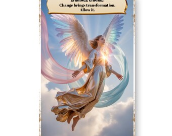Celestial Angel Oracle Deck – 56 Digital Angel Cards for Spiritual