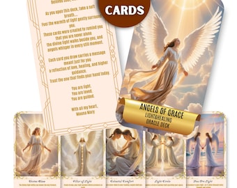 Oráculo Ángeles de Gracia – 56 Cartas de Ángeles Sanadores para Guía, Consuelo, Protección y Apoyo Espiritual