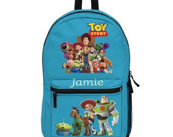 Mochila personalizada de Toy Story de Disney, mochila infantil personalizable, mochila para la vuelta al cole, regalo de Toy Story, mochila Disney