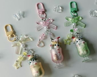 Jumino Core Mofusand Cream Soda Cats: Kawaii Trinket Bag Charms - Etsy