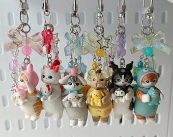 Mofusand-sleutelhangers: Kawaii Jumino Core Bag Charms