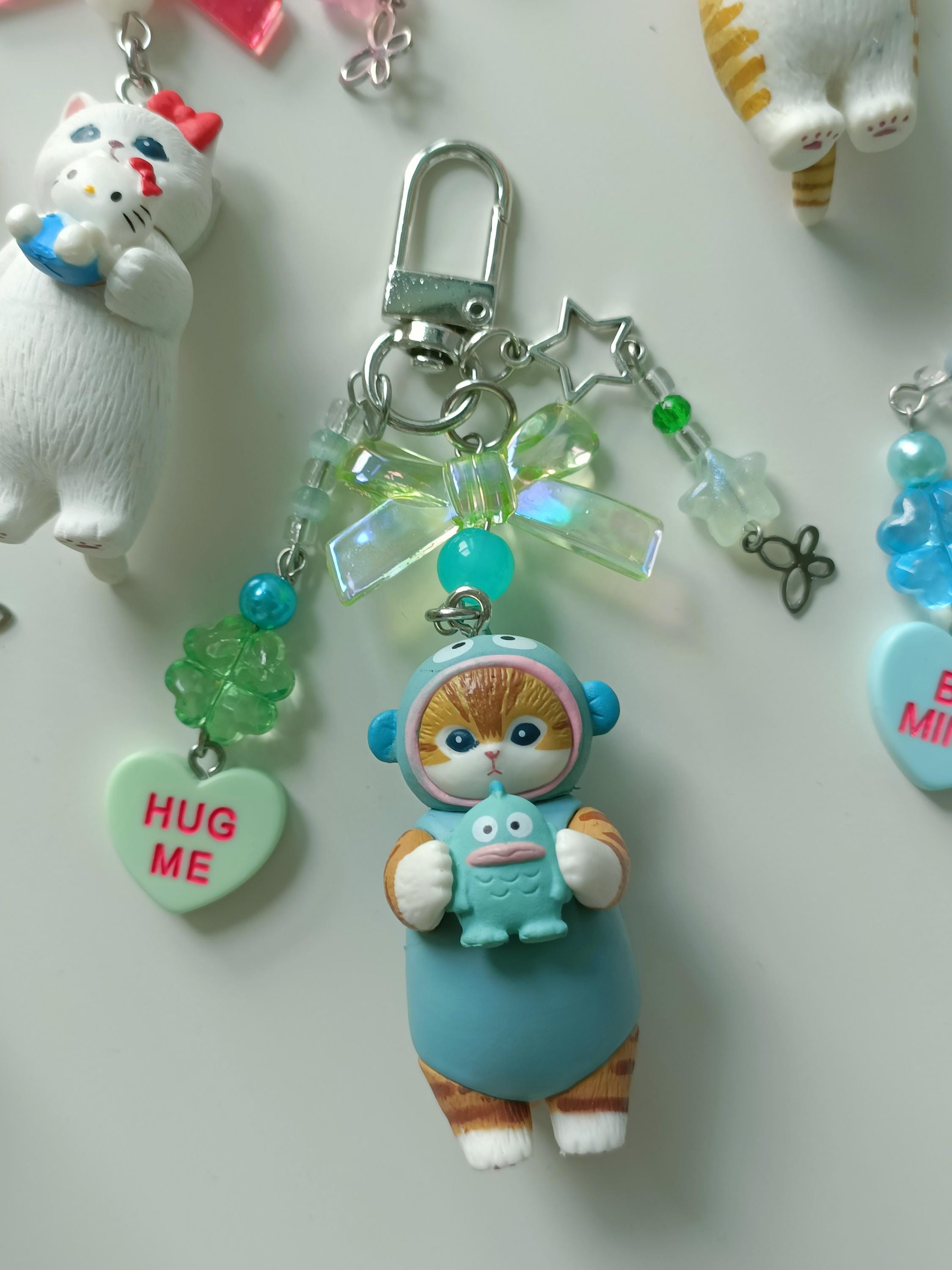 Mofusand Keychains: Kawaii Jumino Core Bag Charms - Etsy