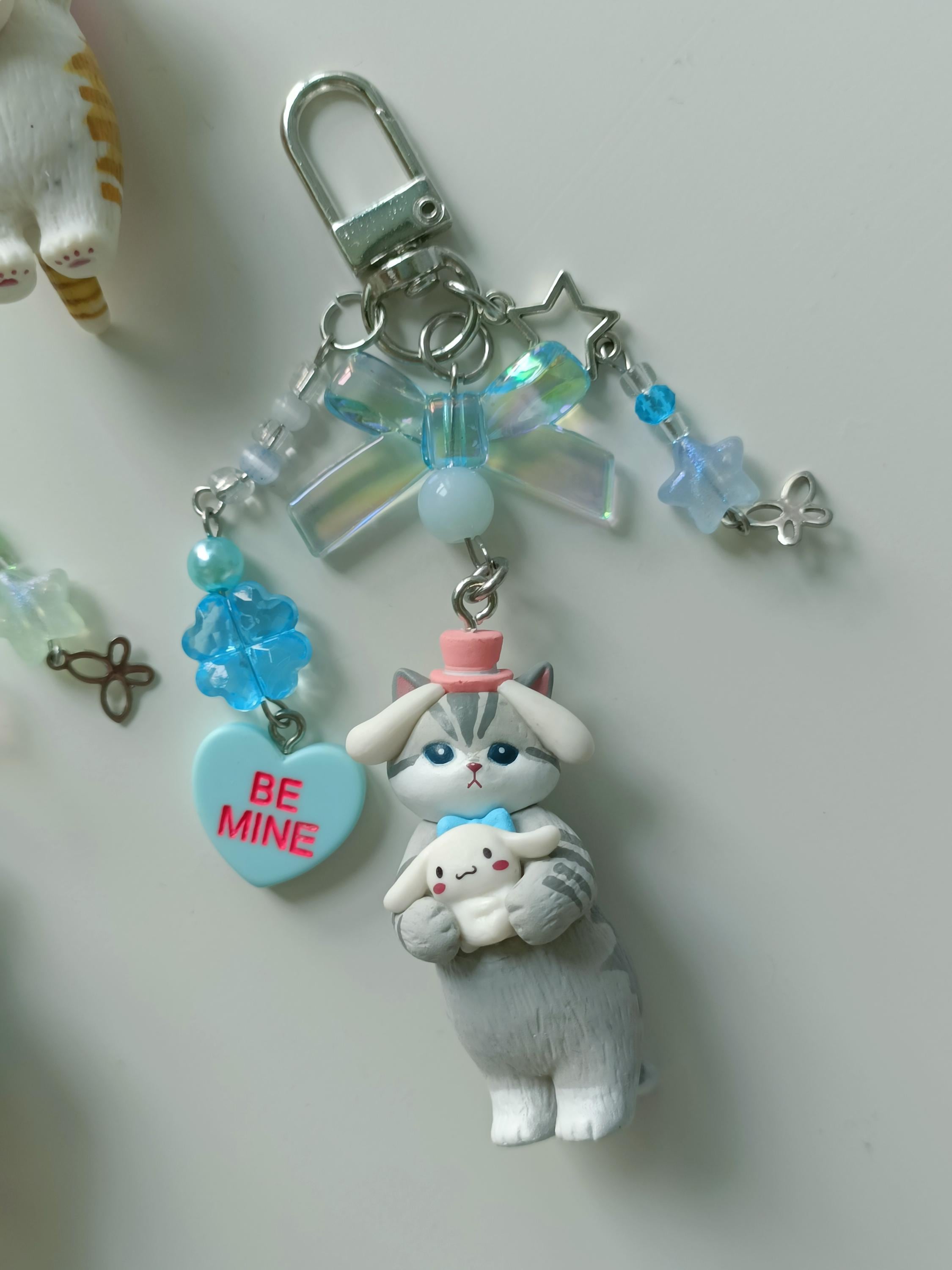 Mofusand Keychains: Kawaii Jumino Core Bag Charms - Etsy