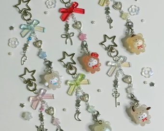 Kawaii Bag Charm: Trinket Accessory | My Melody, Hangyodon