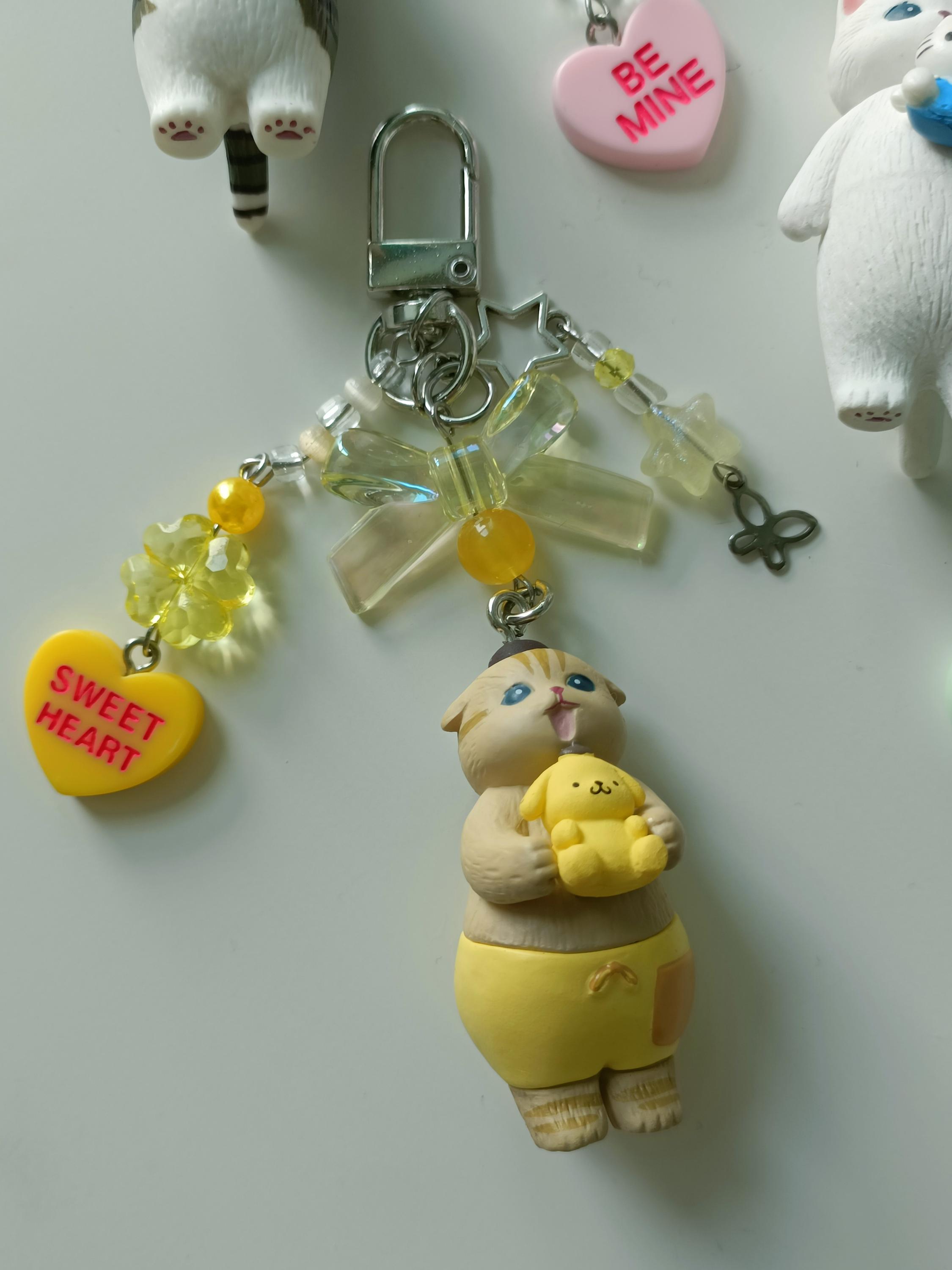 Mofusand Keychains: Kawaii Jumino Core Bag Charms - Etsy