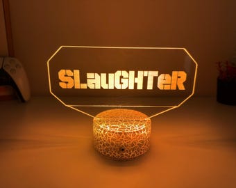 Gepersonaliseerde gamertag lichtbord-aangepaste gamertag lamp-streamer lichtbord met naam-gamer cadeau-gaming slaapkamer decor-kerstcadeau voor gamer