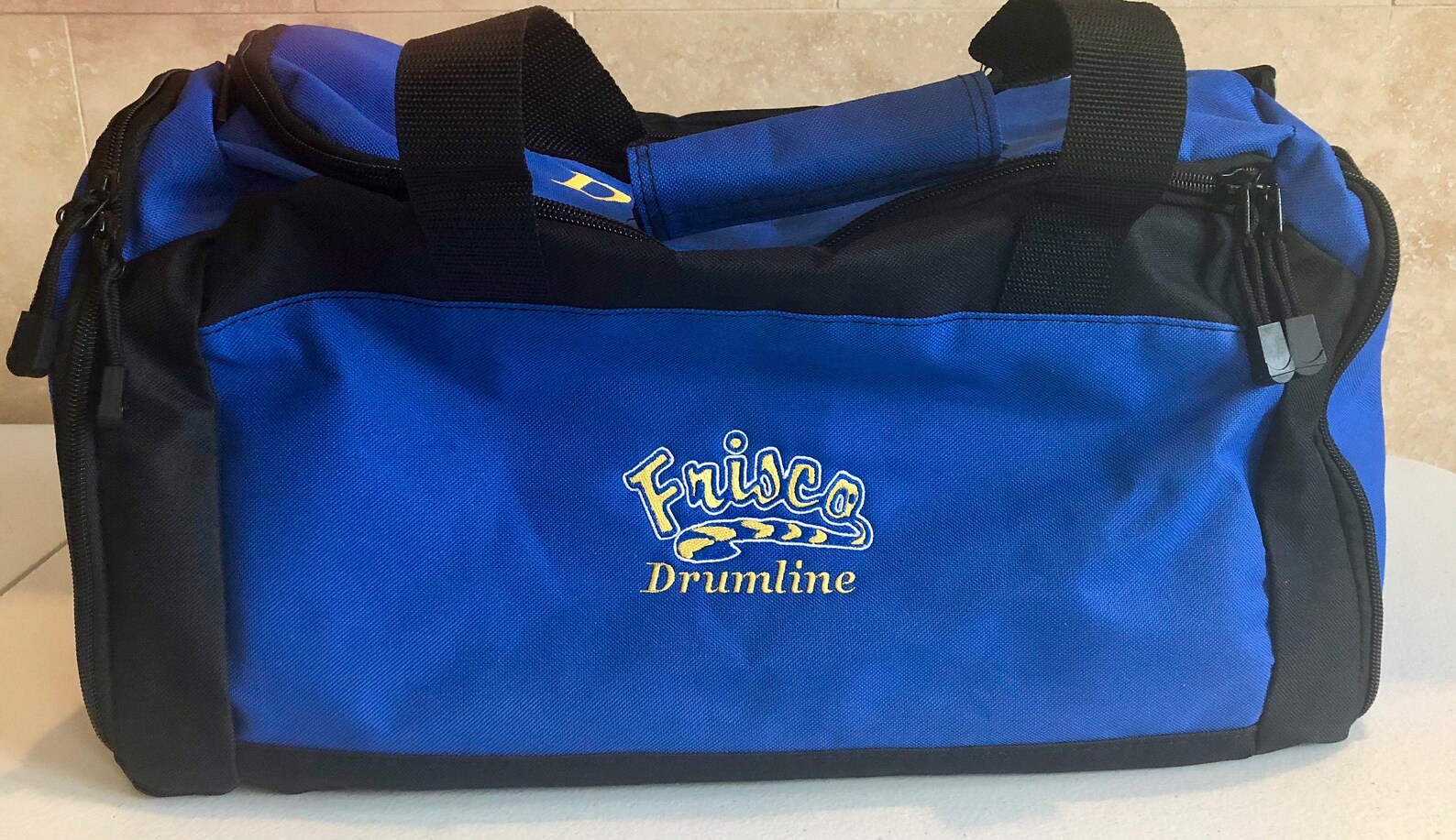 Frisco High School Duffel Bag Royal Blue and Gold Monogrammed Etsy