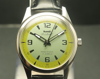 Reloj vintage HMT Pilot de cuerda manual para hombre.