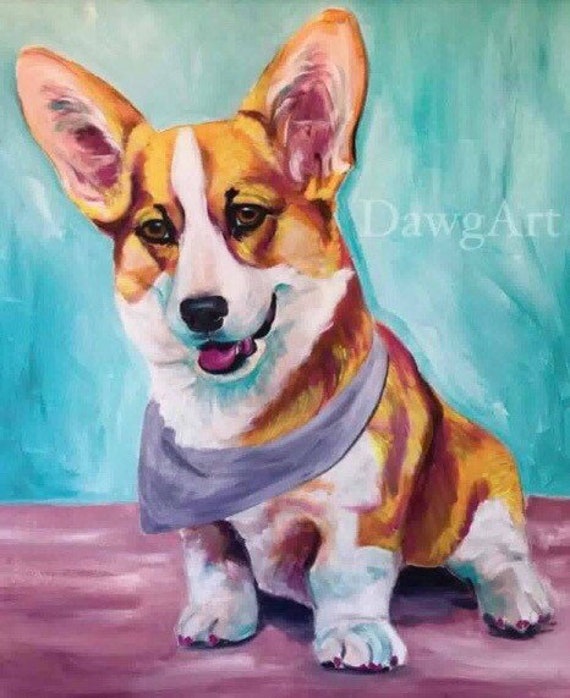 art the corgi