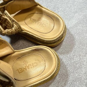 Chanel Vintage Collectible Sandals Rare image 13