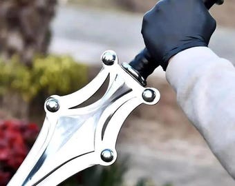 Handmade Hee-Man Master Sword with Leather Scabbard  Collectible Norse Medieval | Unique Gift for Him, Secret of the Sword Heeman Sword