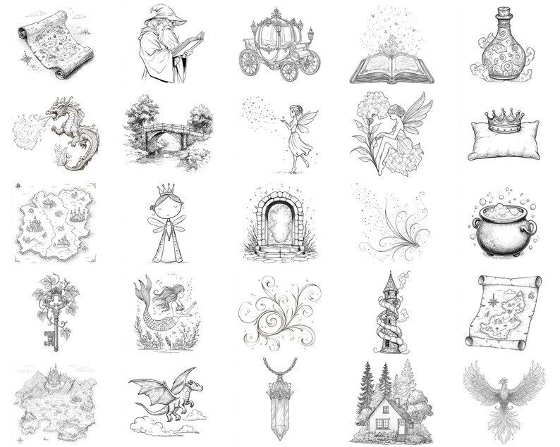 115+ Procreate Fairy Tale Brushes | Procreate Stamps | Instant Digital ...