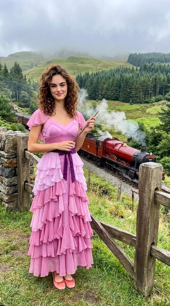 hermione's pink dress slughorn's party Which hermione dress?