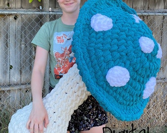 Giant Crochet Mushroom Pattern