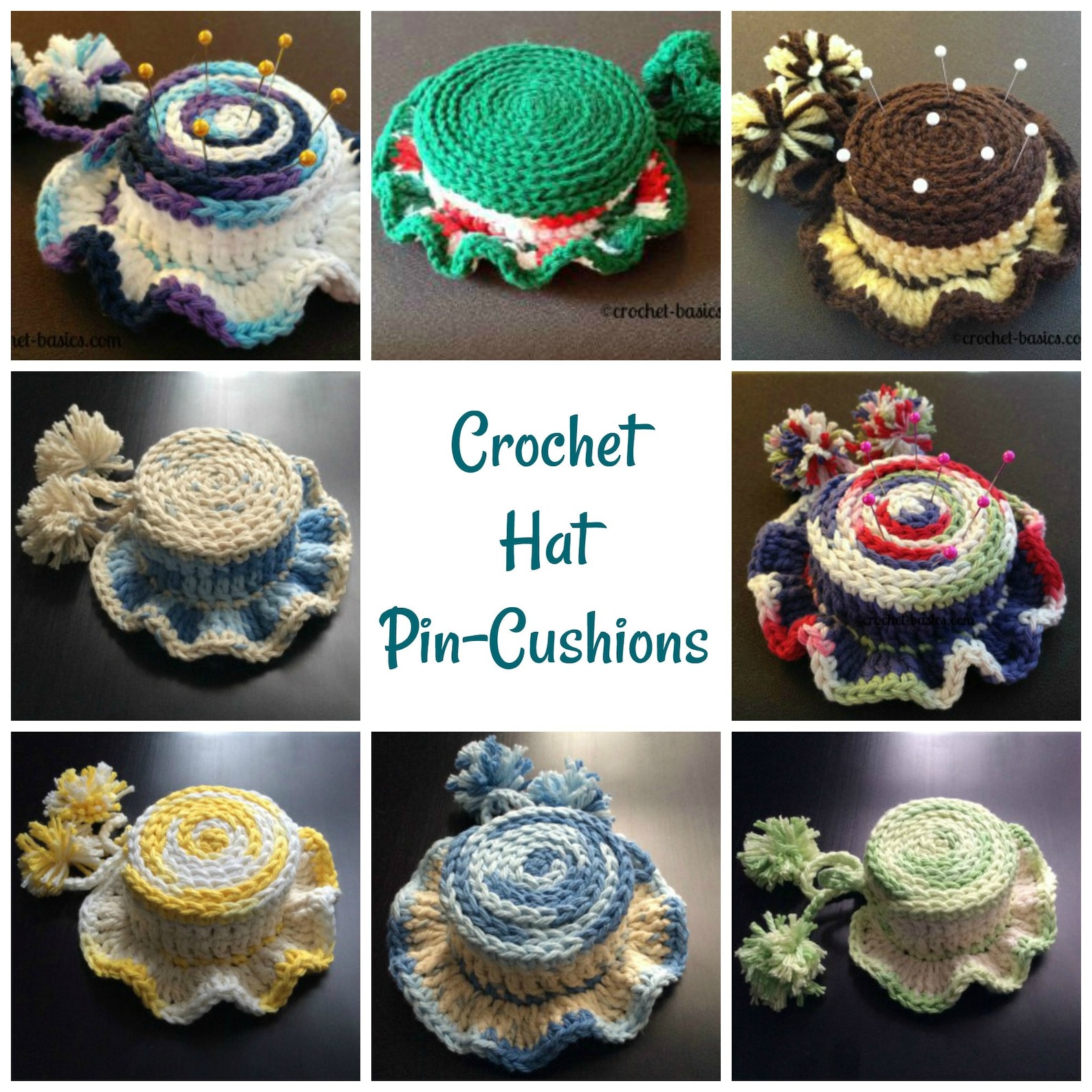 Crochet Hat Pin Cushion Pattern Etsy