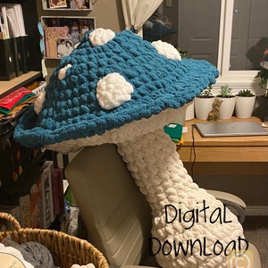 Giant Crochet Mushroom Pattern image 4