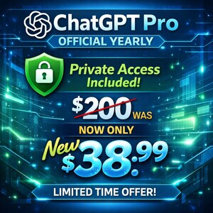 ChatGPT Pro 5.2 - Accesso AI privato per 12 mesi (consegna digitale)