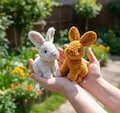 Rabbit Crochet Pattern, Mini Bunny Amigurumi Pattern PDF, Rabbit Love Gifts, Rabbit Easter Crochet, Wild Animals Crochet Toys