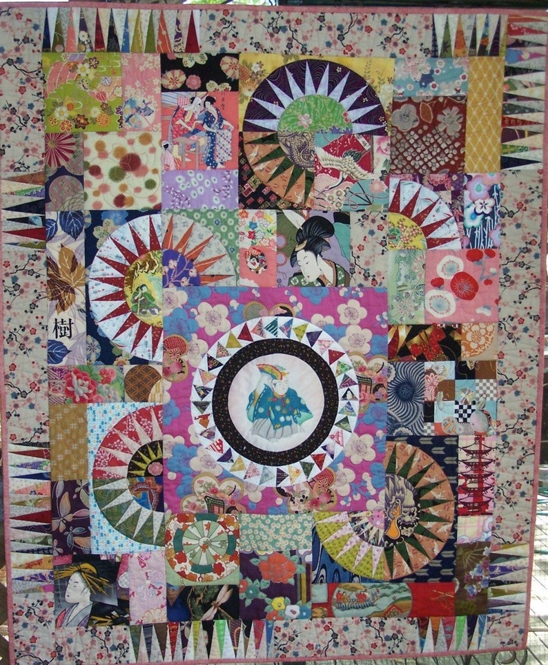 Emperors Wheel quilt pattern image 1