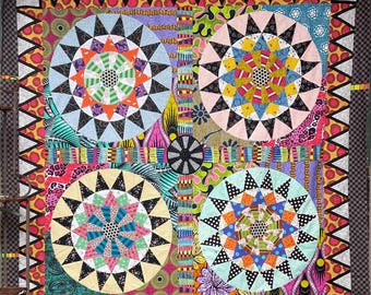 PDF of Southern Wheel quilt pattern
