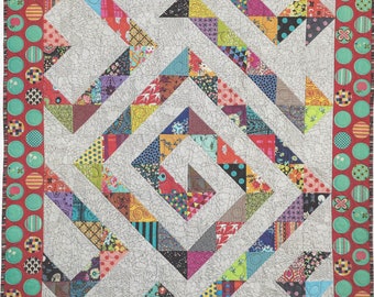 PDF of Spiral triangles quilt