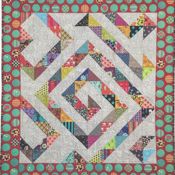 PDF of Spiral triangles quilt