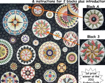 PDF of Lots of Dots BOM - Month 1 plus Introduction. Patterns and instructions for two blocks as pictured.